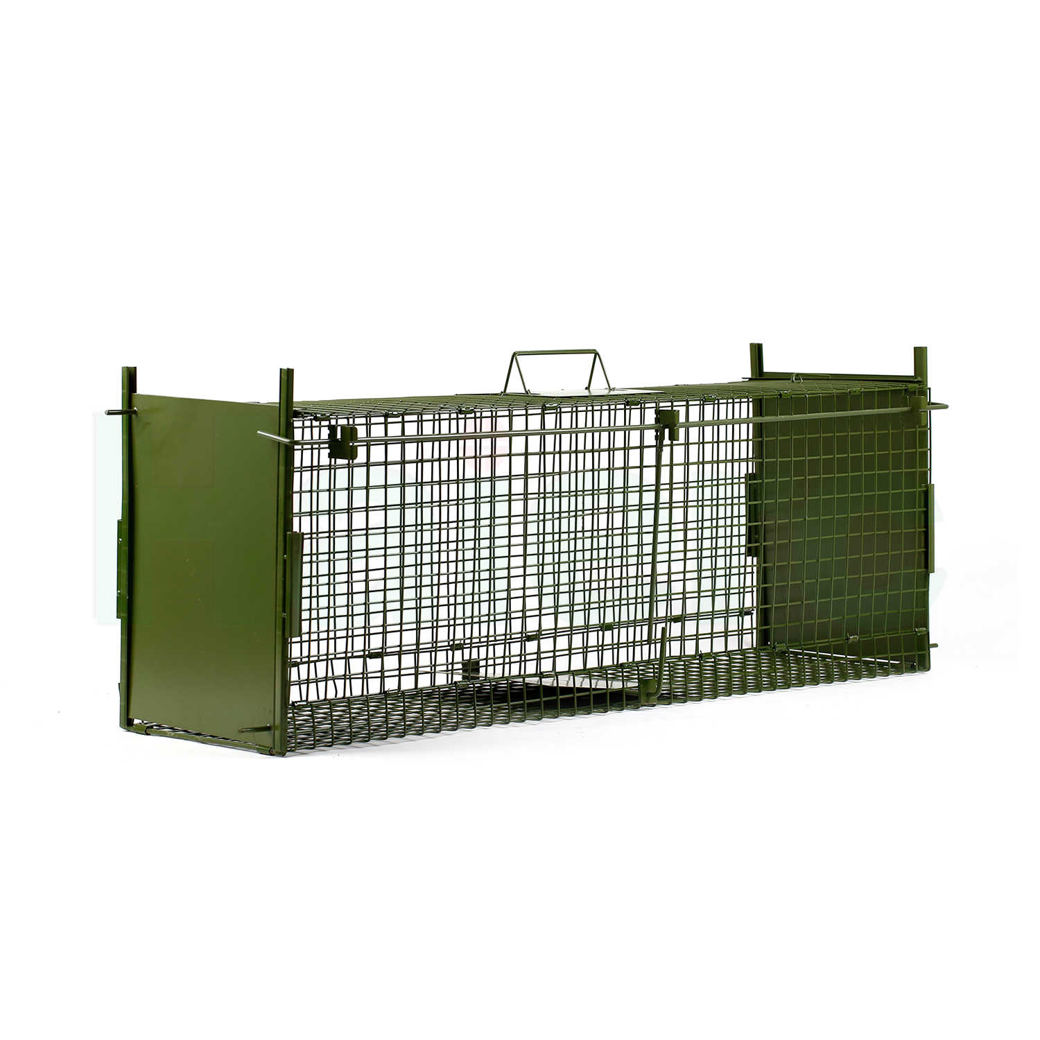 >Haierc Animal Trap Cage Foldable Humane Trap Cage Weasel Cage Trap HC2613